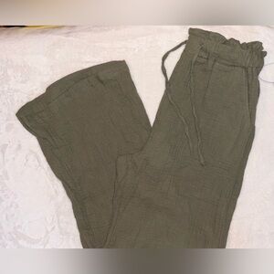 Sincerely Jules Khaki Drawstring Pants